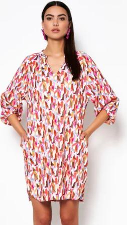 DESOTO Jerseykleid Nelly Blusenkleid halbarm aus