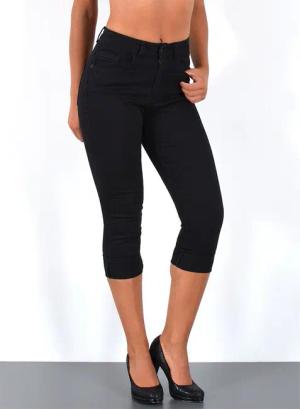 ESRA Caprijeans Damen 3/4 Capri Jeans