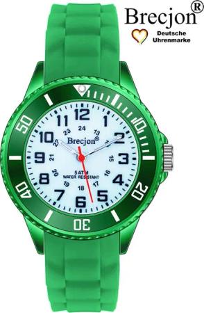 Brecjon Quarzuhr Kinder Armbanduhr glow in