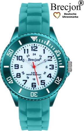 Brecjon Quarzuhr Kinder Armbanduhr glow in