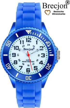 Brecjon Quarzuhr Kinder Armbanduhr glow in