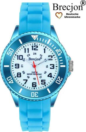 Brecjon Quarzuhr Kinder Armbanduhr glow in