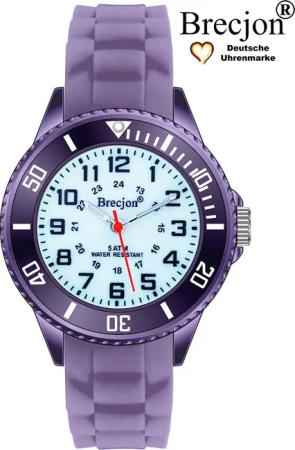 Brecjon Quarzuhr Kinder Armbanduhr glow in