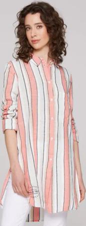 SOCCX Longbluse SOCCX Gestreifte Longbluse in