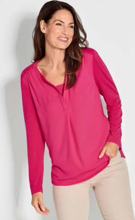 GOLDNER Shirtbluse Kurzgröße: