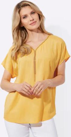 Sieh an! Klassische Bluse Longbluse