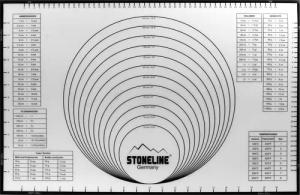 STONELINE Backmatte 2in1, Silikon (1-tlg), handelsüblichen