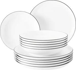 Seltmann Weiden Tafelservice Teller Set, Geschirr-Set