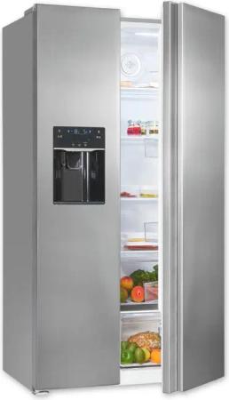 exquisit Side-by-Side SBS520-CF-040E inoxlook, 177 cm