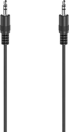 Hama Audio-Kabel 3,5-mm-Klinken-St.-3,5-mm-Klinken-St., Stereo 0,5m Audio-Kabel,