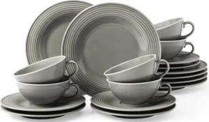 Seltmann Weiden Teeservice Geschirr-Set Beat (18-tlg),