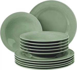 Seltmann Weiden Tafelservice Teller Set, Geschirr-Set