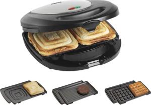 bestron Kontaktgrill ASM8010 3-in-1 Gerät, Sandwichmaker,