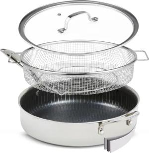 MediaShop Bratpfanne Titan Pan, Edelstahl (Set,