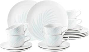 Seltmann Weiden Kaffeeservice Geschirr-Set, 18 Teile,