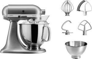 KitchenAid Küchenmaschine 5KSM175PSECU Contour Silver, 300