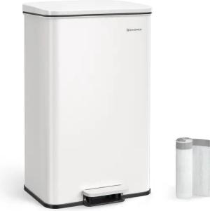 SONGMICS Mülleimer, Küche, 40 Liter Abfalleimer