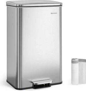 SONGMICS Mülleimer, Küche, 40 Liter Abfalleimer