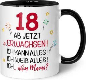 GRAVURZEILE Tasse mit Spruch - 18