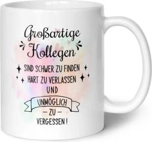 GRAVURZEILE Tasse mit Spruch - Großartige