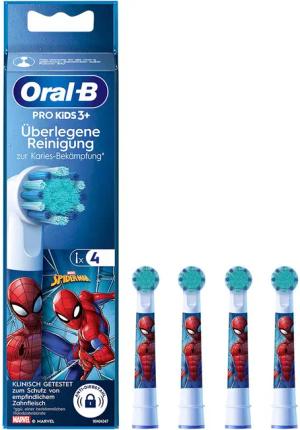 Oral-B Aufsteckbürsten Pro Kids Spiderman, 4er