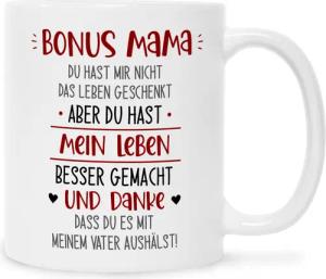 GRAVURZEILE Tasse mit Spruch - Bonus