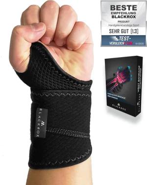 BLACKROX Handgelenkbandage [Vergleichssieger 2024] SANTA MARIA,