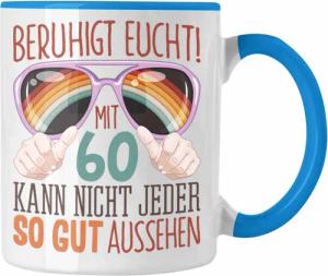 Trendation Tasse 60. Geburtstag Geschenk Frauen