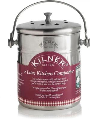 KILNER Biomülleimer "Küchen-Komposter", inkl. 2 Kohlefilter,
