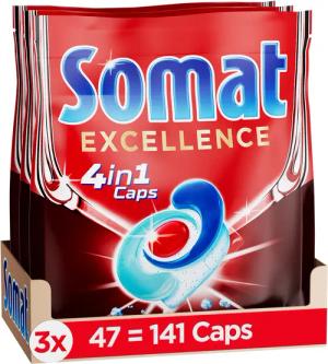 Somat 4in1 Caps Excellence Spülmaschinentabs (Spar-Pack,