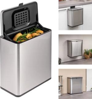 eluno Biomülleimer 6L mit Geruchsfilter, 3