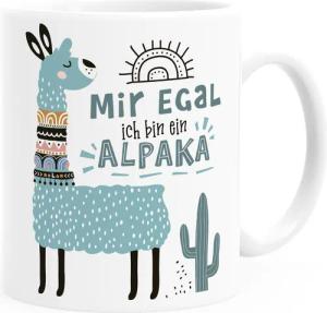 SpecialMe Tasse Kaffeetasse Spruch Mir egal