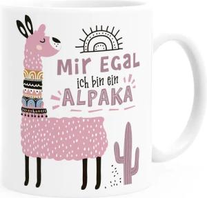 SpecialMe Tasse Kaffeetasse Spruch Mir egal