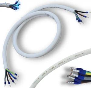 maxgo® Herd-Anschlussleitung Weiß H05VV-F 5G2,5 5x2,5