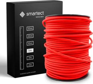smartect Textilkabel Rot 5 Meter -