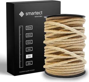 smartect Textilkabel Jute 3 Meter -