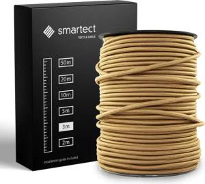 smartect Textilkabel Hellbraun 3 Meter -