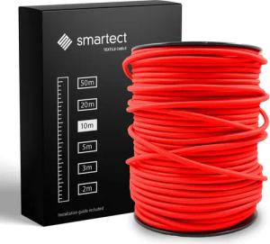 smartect Textilkabel Rot 10 Meter -