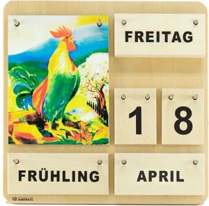Kollektion Karthaus ewige Kalender Dauerkalender aus