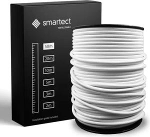 smartect Textilkabel Weiß 50 Meter -