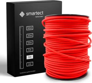 smartect Textilkabel Rot 3 Meter -