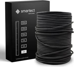 smartect Textilkabel Schwarz 2 Meter -
