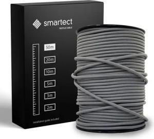 smartect Textilkabel Dunkelgrau 50 Meter -