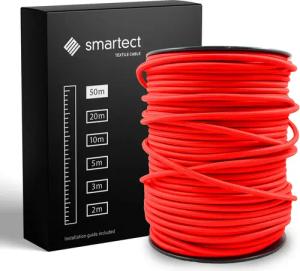 smartect Textilkabel Rot 50 Meter -