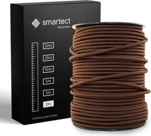 smartect Textilkabel Braun 2 Meter -