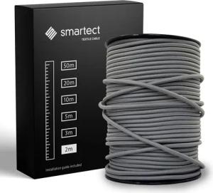 smartect Textilkabel Dunkelgrau 2 Meter -