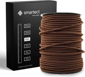 smartect Textilkabel Braun 10 Meter -