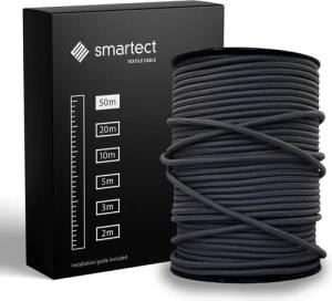 smartect Textilkabel Anthrazit 50 Meter -