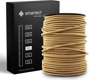 smartect Textilkabel Hellbraun 5 Meter -