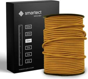 smartect Textilkabel Gold 10 Meter -